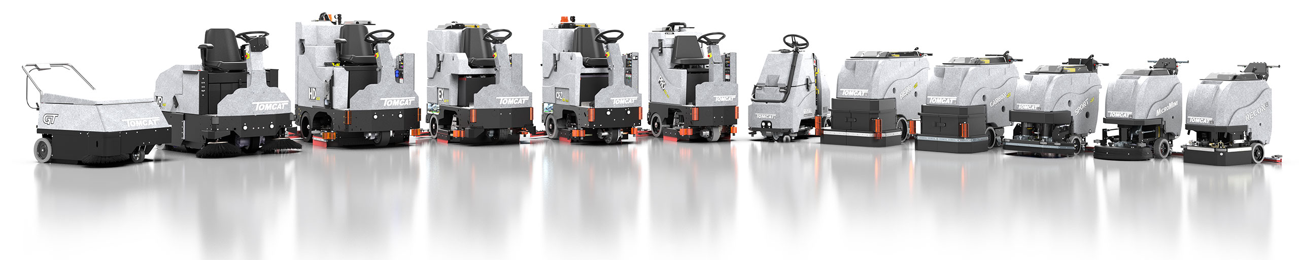 TOMCAT Industrie-Scheuersaugmaschinen und Reinigungsmaschinen für Industrie und Logistik